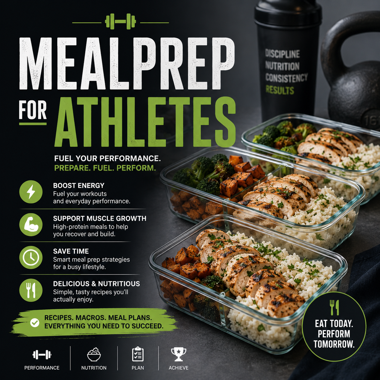 ElevateDaily Food: MealPrep for Athletes