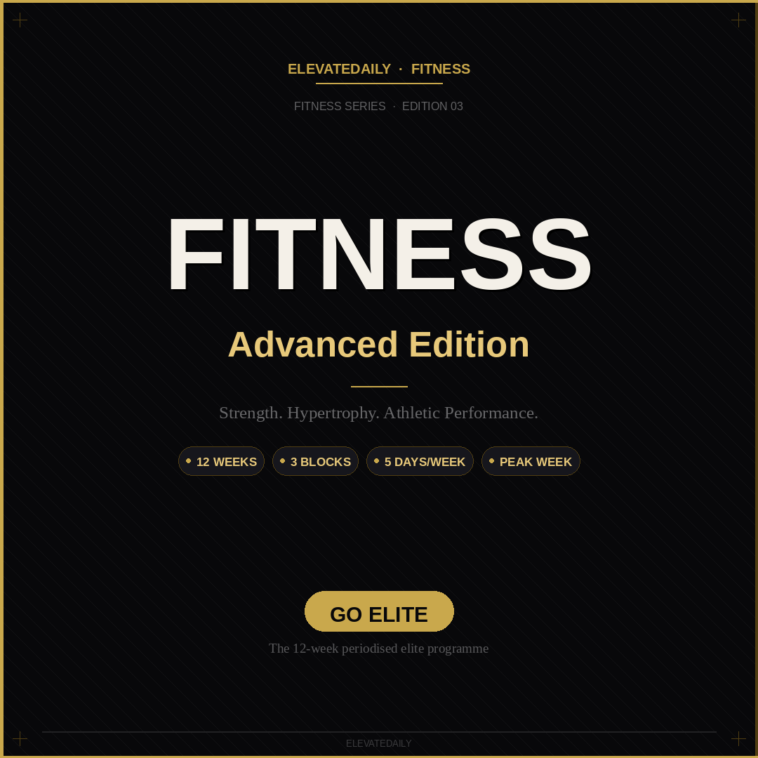 ElevateDaily Fitness: Advanced Guide